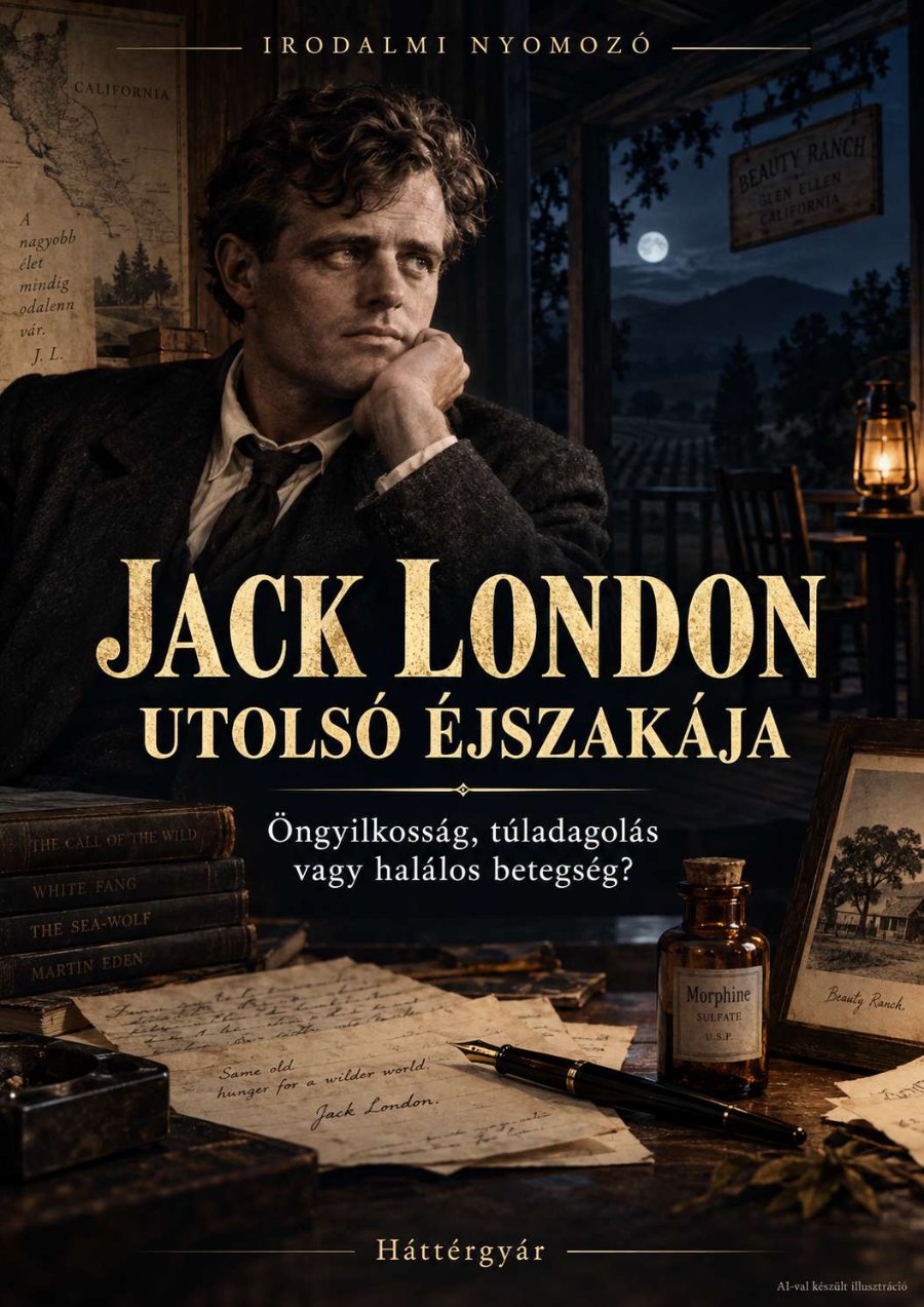 Irodalmi nyomozó - Jack London utolsó éjszakája borítója